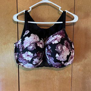 NWOT Torrid Curve Bra 48 DD Purple White Black